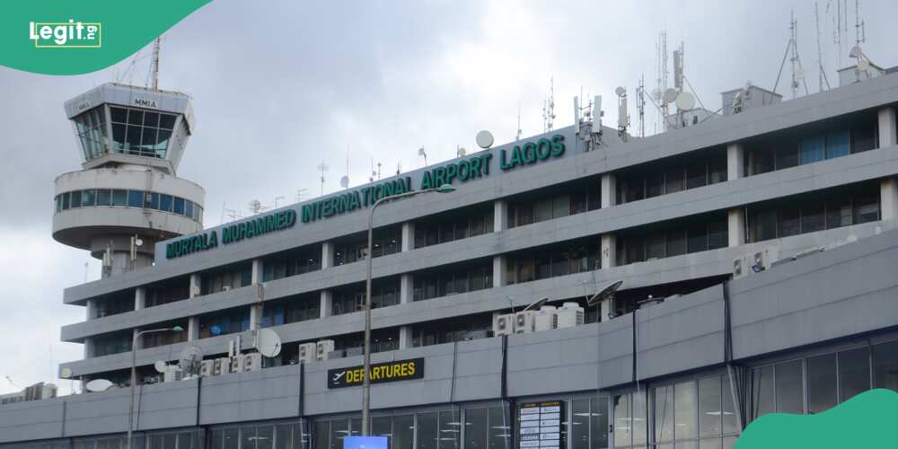 Fire incident happened at Murtala Muhammed International Airport in Lagos on Thursday, April 25