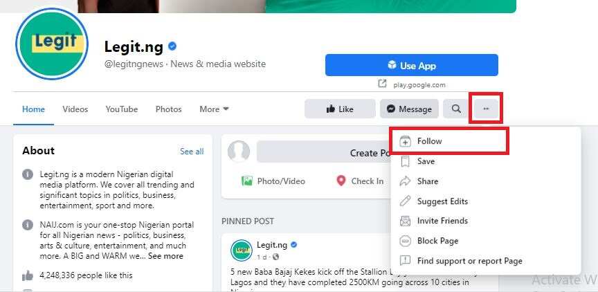 New Facebook algorithm: How to see Legit.ng's posts on your timeline now