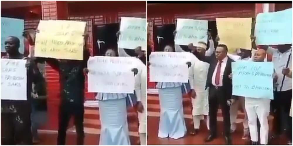 EndSARS: Nigerian parents protest against disbandment of police unit
