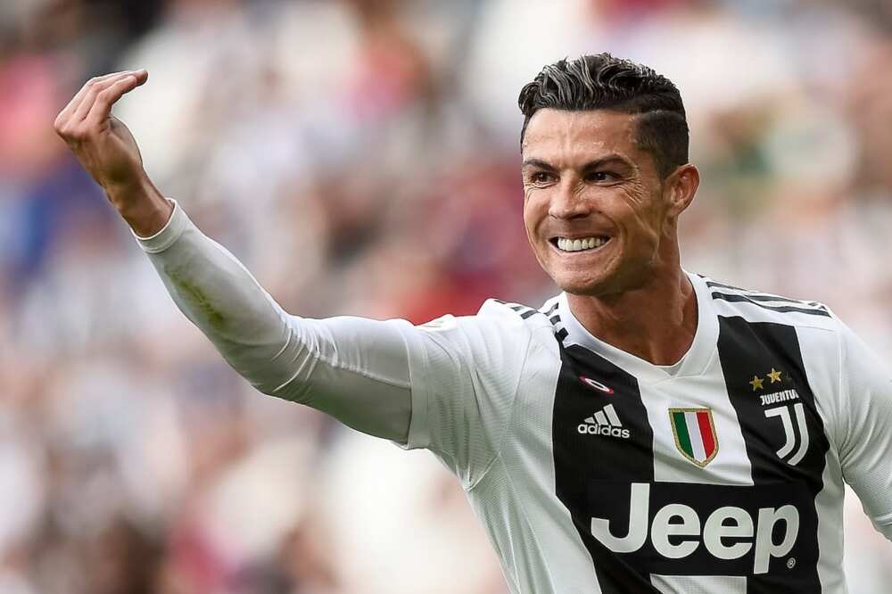 Cristiano Ronaldo celebrates after scoring for Juventus. Photo: Getty Images.