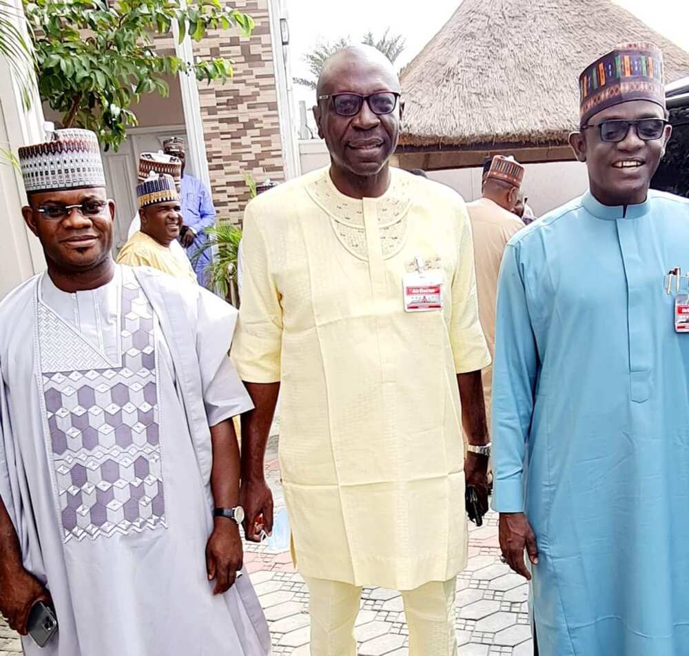 Edo 2020: Buni, Yahaya Bello, Ize-Iyamu sun gana a Abuja don shirya matakin da APC zata dauka
