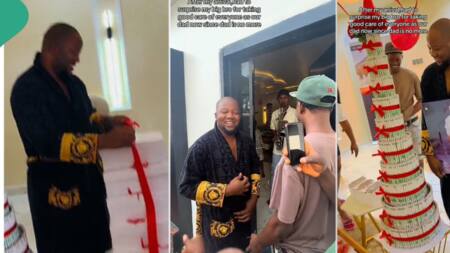 Lady honors her brother who has been supportive, other girls ask for his number stylishly