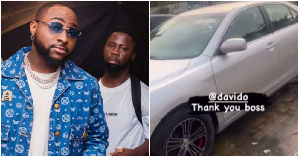 “Absent but Still Touching Lives”: Davido Buys Car for Logistics ...
