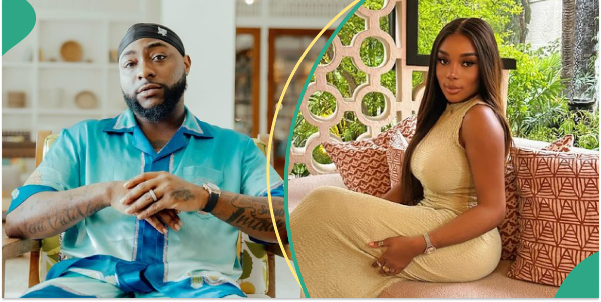 Check what Davido’s alleged pregnant French side chick is doing in Lagos (pictures)