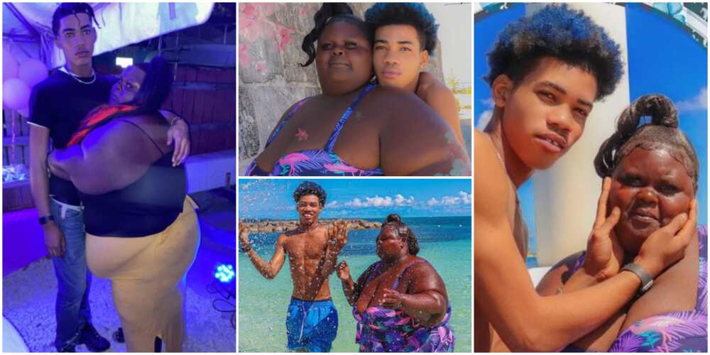 Reactions as Man Shows Off Plus-Sized Girlfriend, Says He Loves Her Heart, Not Her Looks