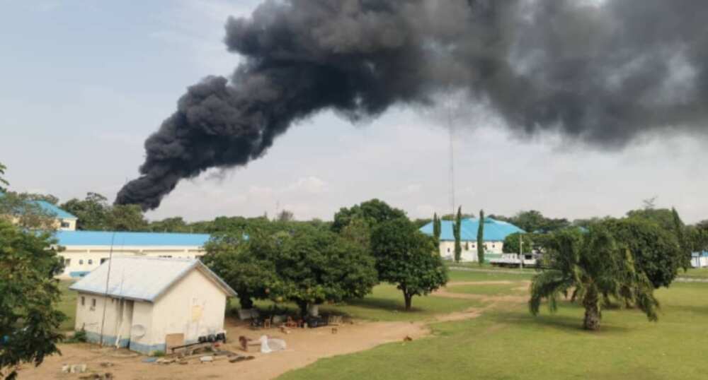 Air Force Fire Outbreak