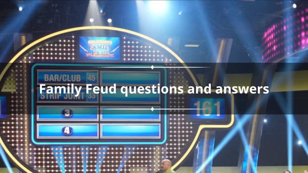 Family Feud questions and answers