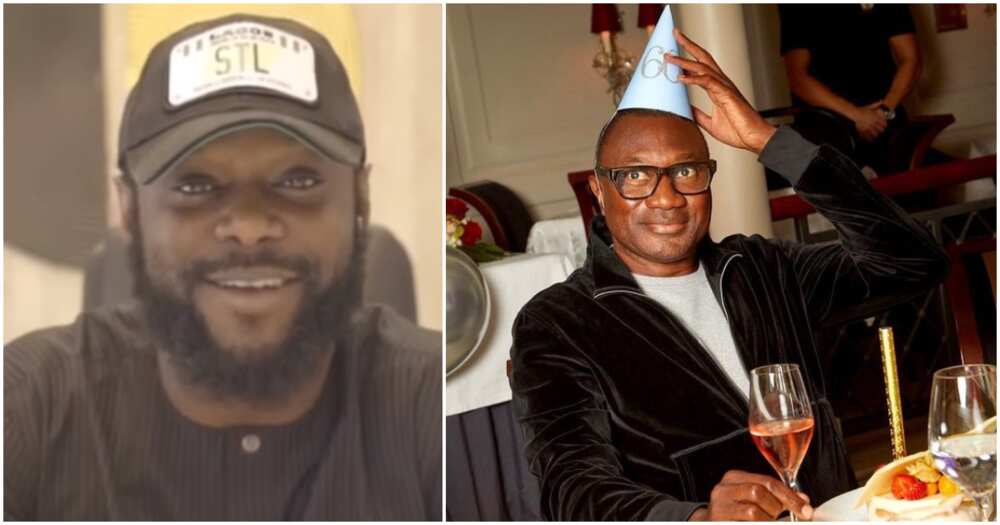 Seyi Tinubu celebrates Femi Otedola, Femi Otedola's 60th birthday. Seyi Tinubu celebrates Femi Otedola, Femi Otedola's 60th birthday.