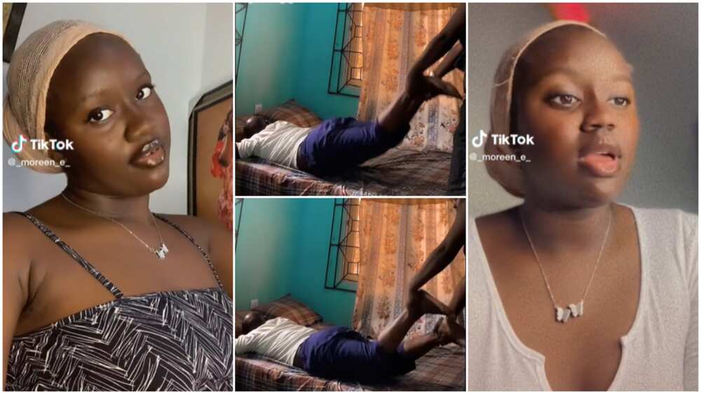 Where Una Dey See This Kind Papa?” Funny Video of Lady Disturbing Her Dad  on the Bed Goes Viral 