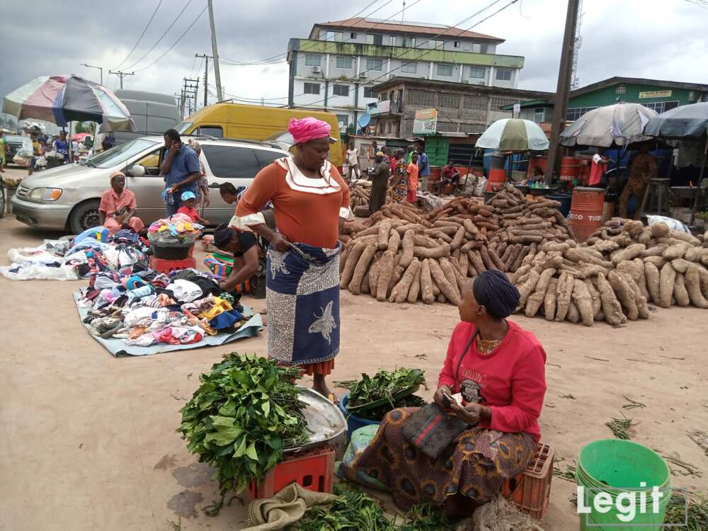 Lagos trader, Lagos market
