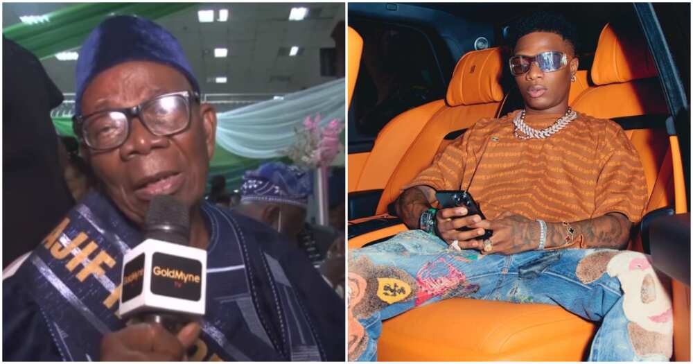Video of Wizkid's father speaking about singer.