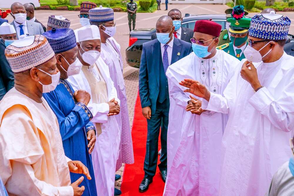 Hotunan shugaba Buhari yayin da ya karba bakuncin shugaban kasan Nijar a Aso Rock Hotunan shugaba Buhari yayin da ya karba bakuncin shugaban kasan Nijar a Aso Rock