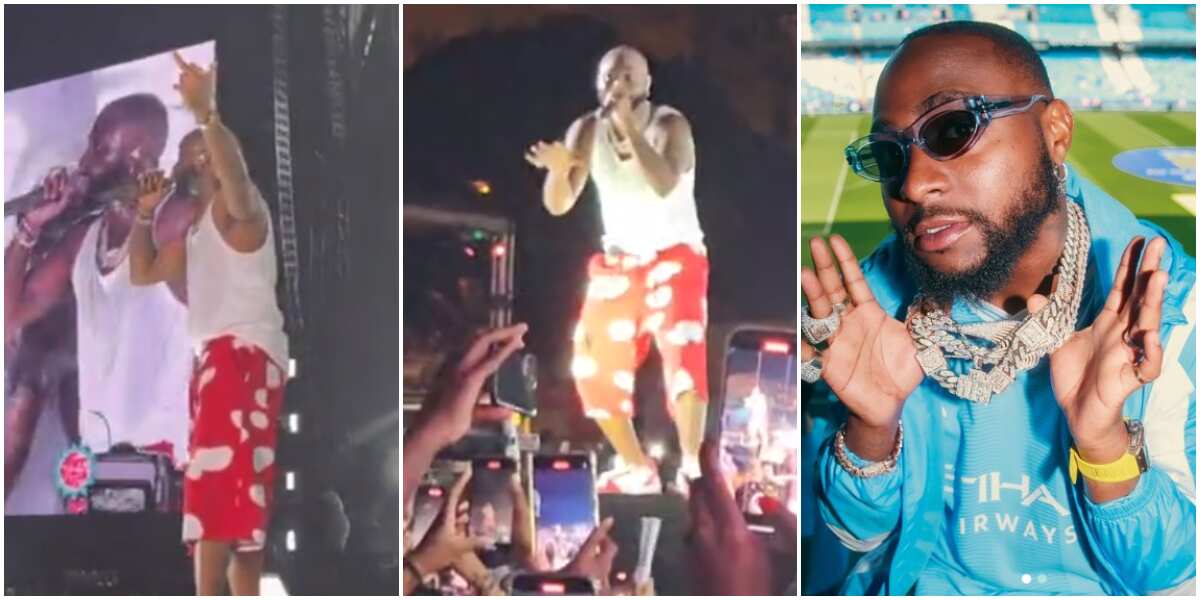 See how Davido's first outing since Anita Brown's saga's as he reacts to all the rumours (video)