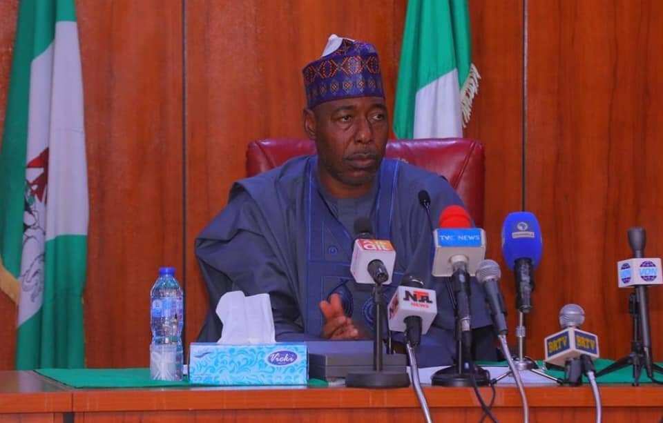 Gwamnan jihar Borno, Babagana Zulum. Gwamnan jihar Borno, Babagana Zulum.