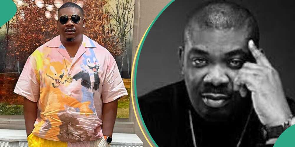 Don Jazzy trades words with troll who clalled him stingy.