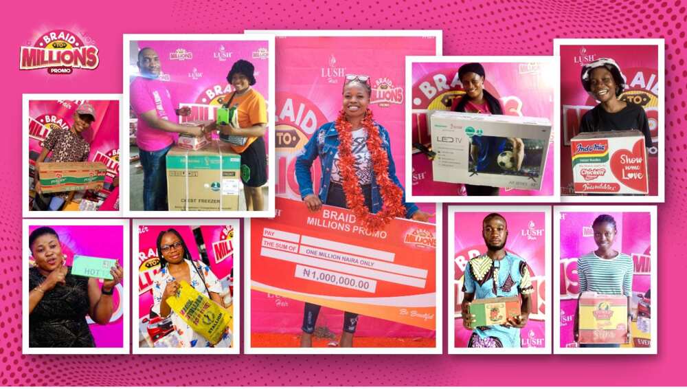 Win N1m, Brand-New Car & other Amazing Prizes in Lush Hair “Braid To Million” Promo