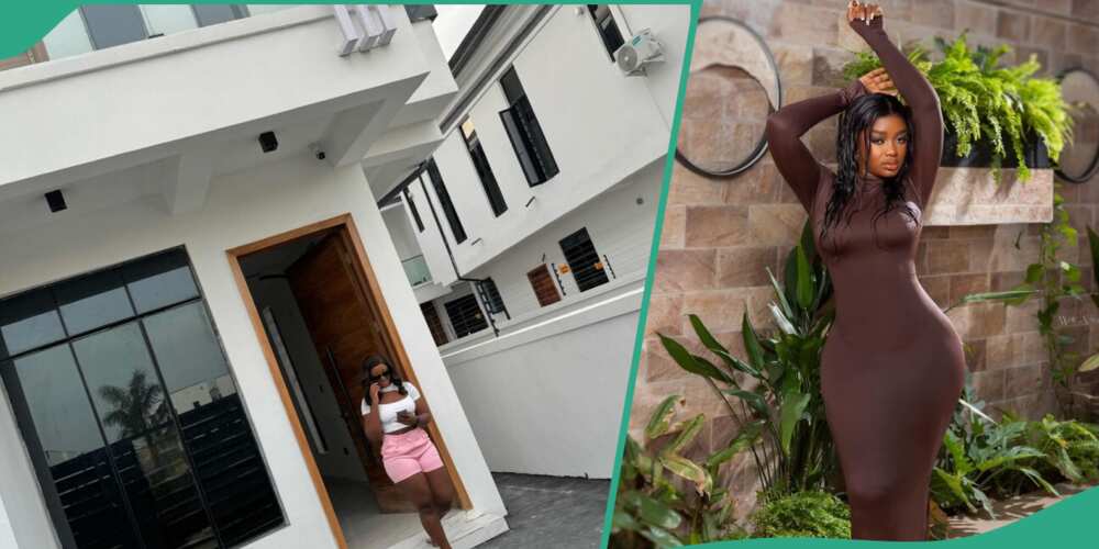 Luchy Donalds shares images of her new house.