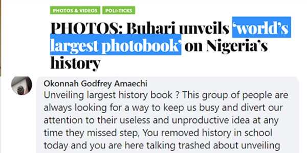 Fact-check: Is Buhari’s photographer’s "Discover Nigeria” recognised as largest pictorial book in the world?