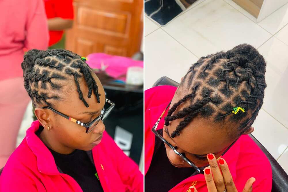 25 Easy short loc styles for females with short hair (pictures) 