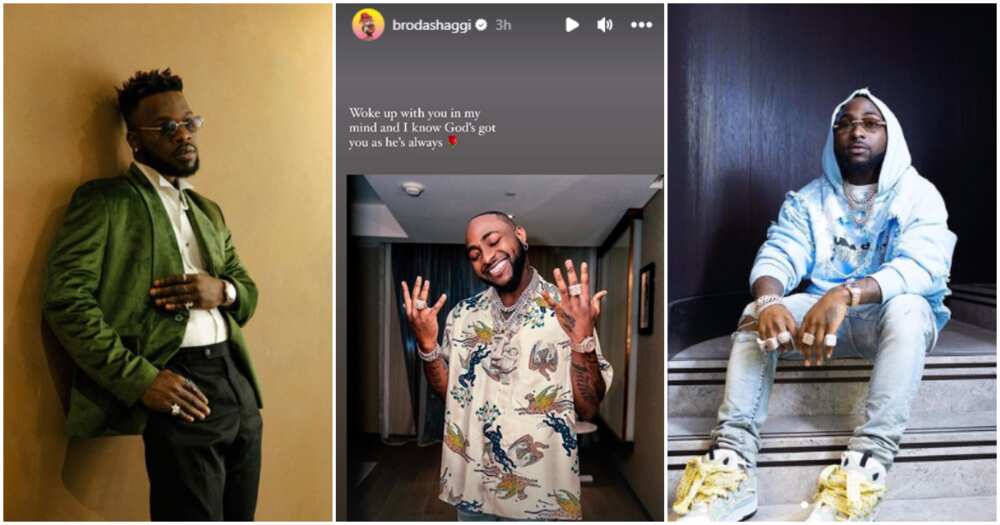 Photos of Davido and Broda Shaggi