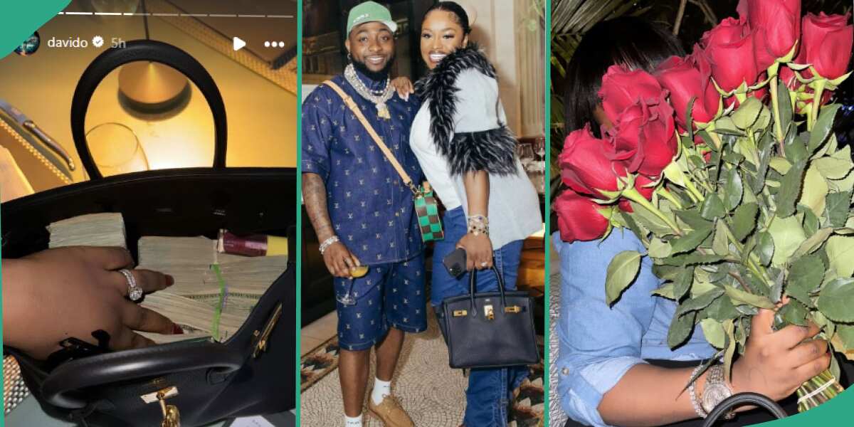 See how Davido spoiled Chioma with gifts before her birthday that got people talking (photos)