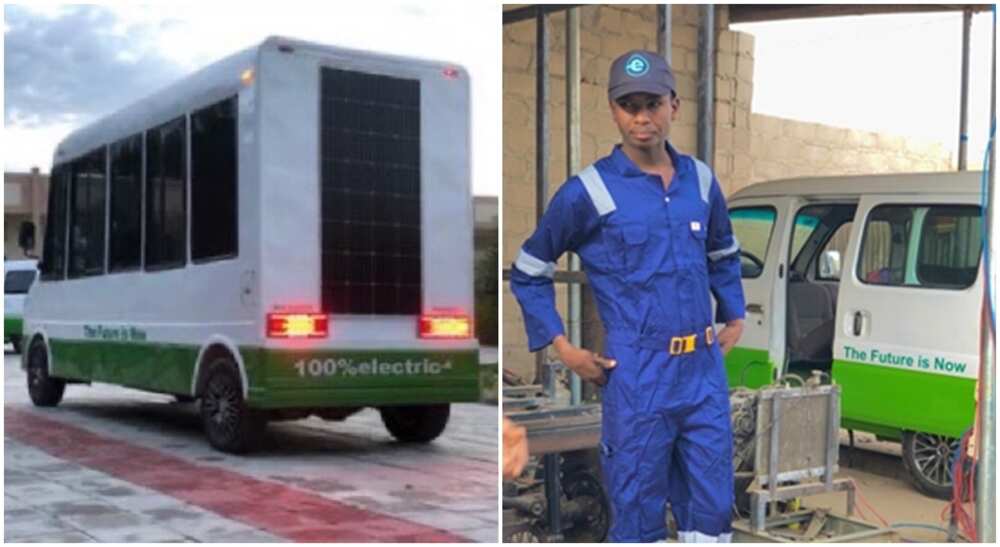 Nigerians are enthralled by the work of Maiduguri engineer Mustapha Gajibo, who constructs 12-seat electric buses. Nigerians on social media are ecstatic to see the new fleet of electric buses that Engineer Mustapha Gajibo has created in Maiduguri.