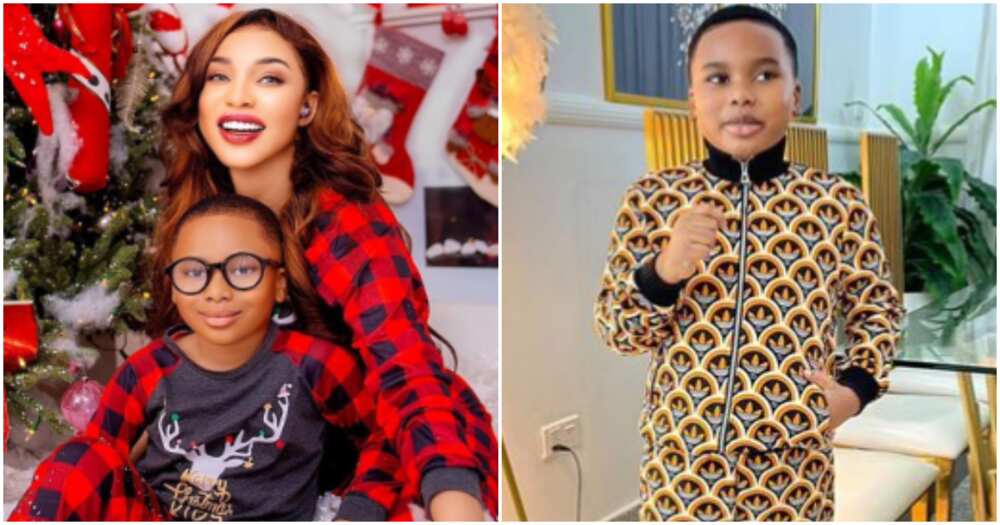 Politician Tonto Dikeh and her son Politician Tonto Dikeh and her son