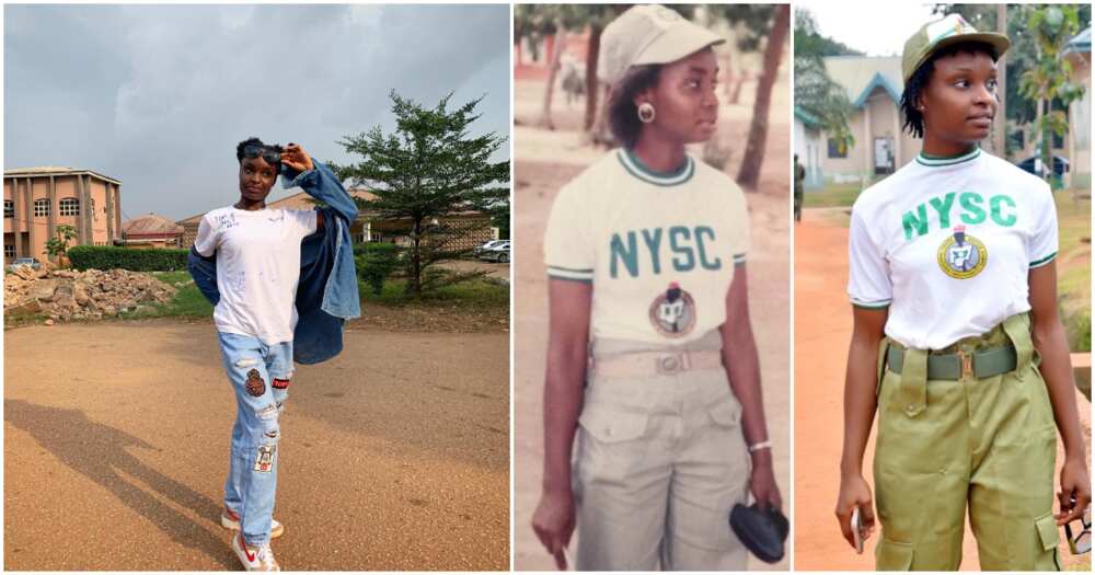 Valerie Usigbe, NYSC photos, Nigerian lady and her mum