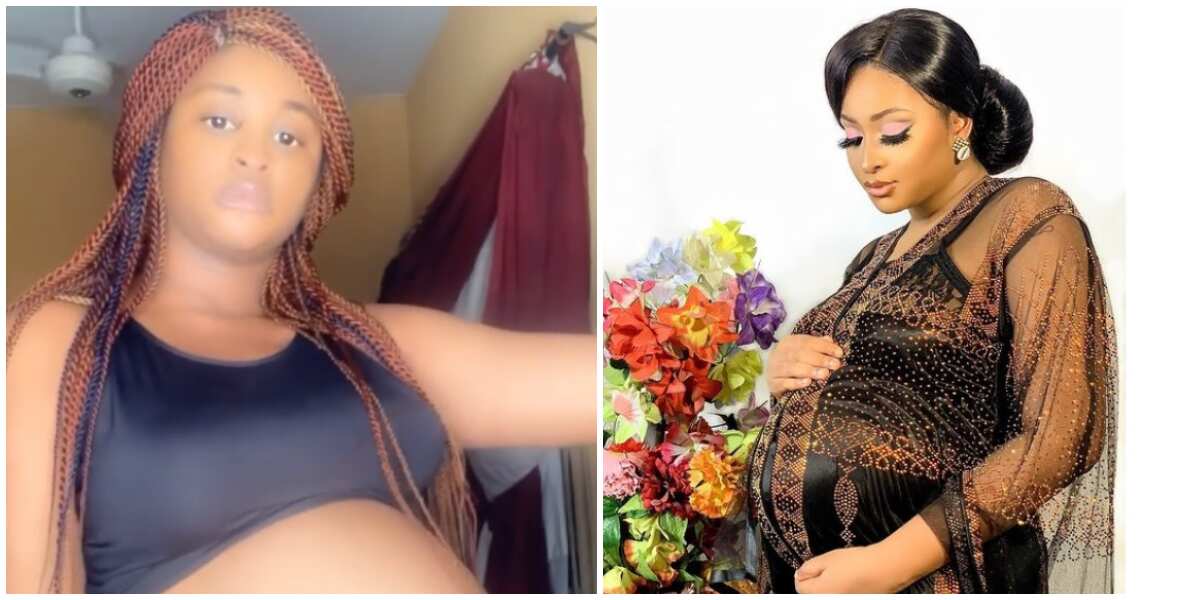 Video, photo: Etinosa Idemudia celebrates as she unveils pregnancy on Boxing Day