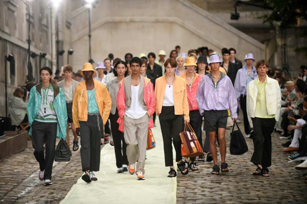 Hermes was in a relaxed, pastel-infused mood