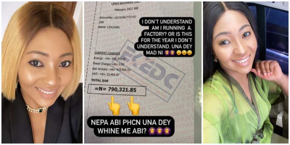Una dey whine me abi - Nollywood actress Lilian Esoro reacts to PHCN bill of over N700k