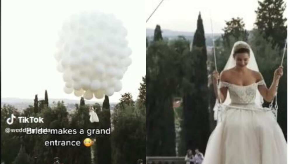 Parachute bride