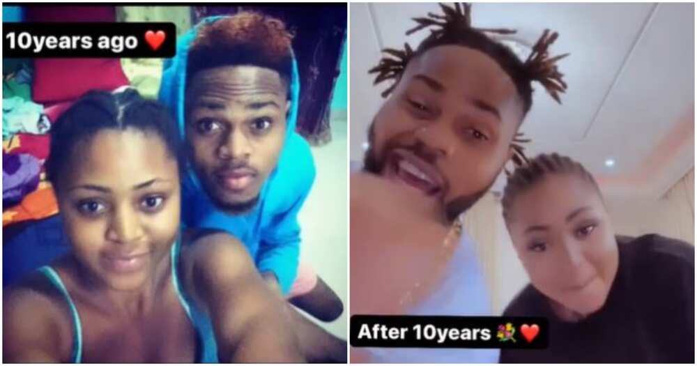 Photos of Regina Daniels and her brother Sweezy Photos of Regina Daniels and her brother Sweezy
