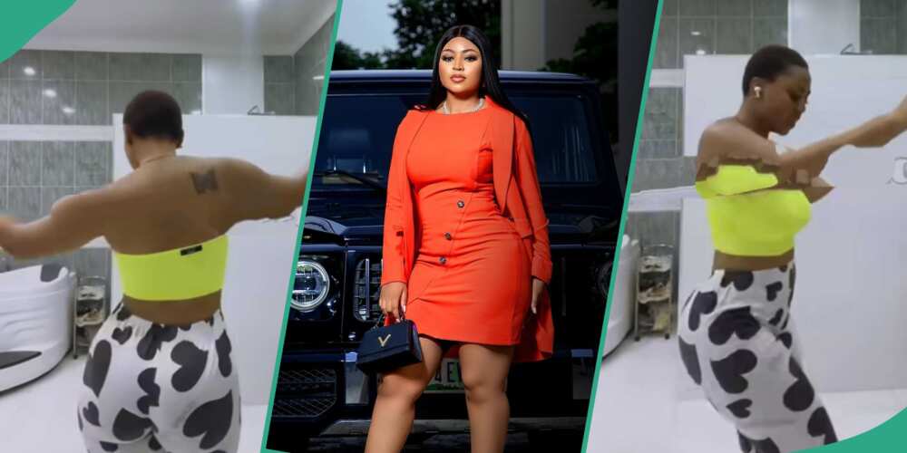 Photos of Regina Daniels dancing Photos of Regina Daniels dancing