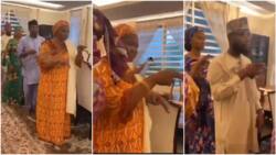 Former first lady in Nigeria and her family show off funny dance moves in viral video, people ask questions