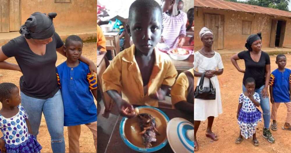 Boy Who Ate Fufu On His Our Day In Viral Photo Gets Sponsors; Set To Relocate To Canada