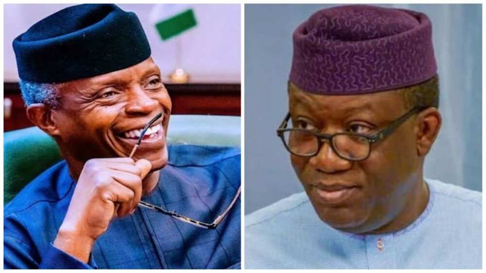 Kayode Fayemi, Yemi Osinbajo, APC, 2023 presidential aspirants, APC primary election