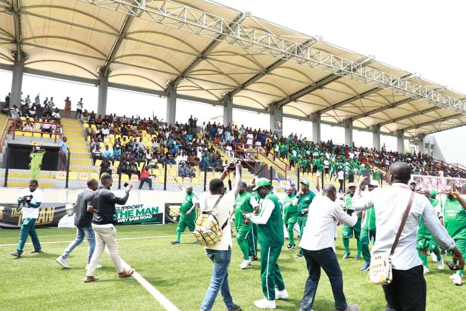 Colourful photos as 1994 Eagles triumph at Tinubu’s 70th novelty match Colourful photos as 1994 Eagles triumph at Tinubu’s 70th novelty match