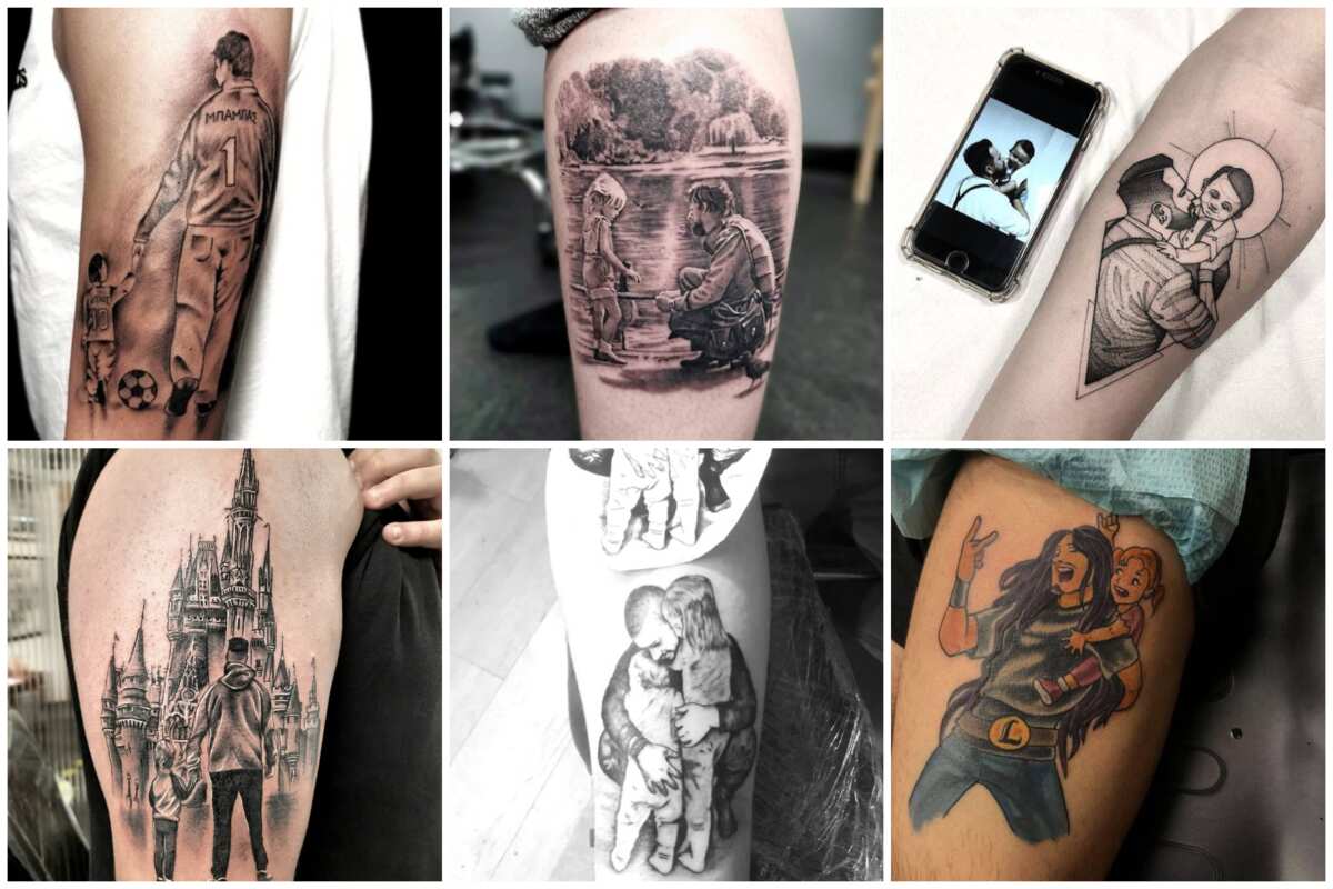 Art Immortal Tattoo : Tattoos : Dylan Talbert Davenport : Father and son