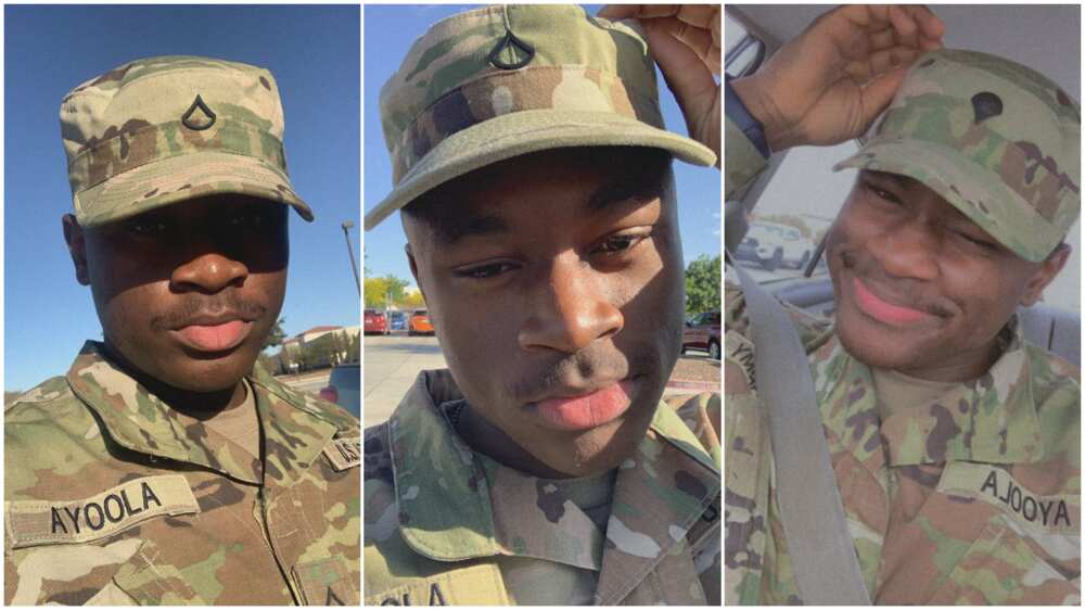 Nigerian man gets promotion in US Army, says his salary increased, many react