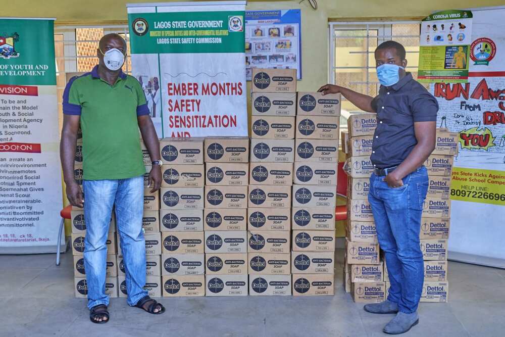 Dettol donates hygiene products to support Lagos state's COVID-19 fight