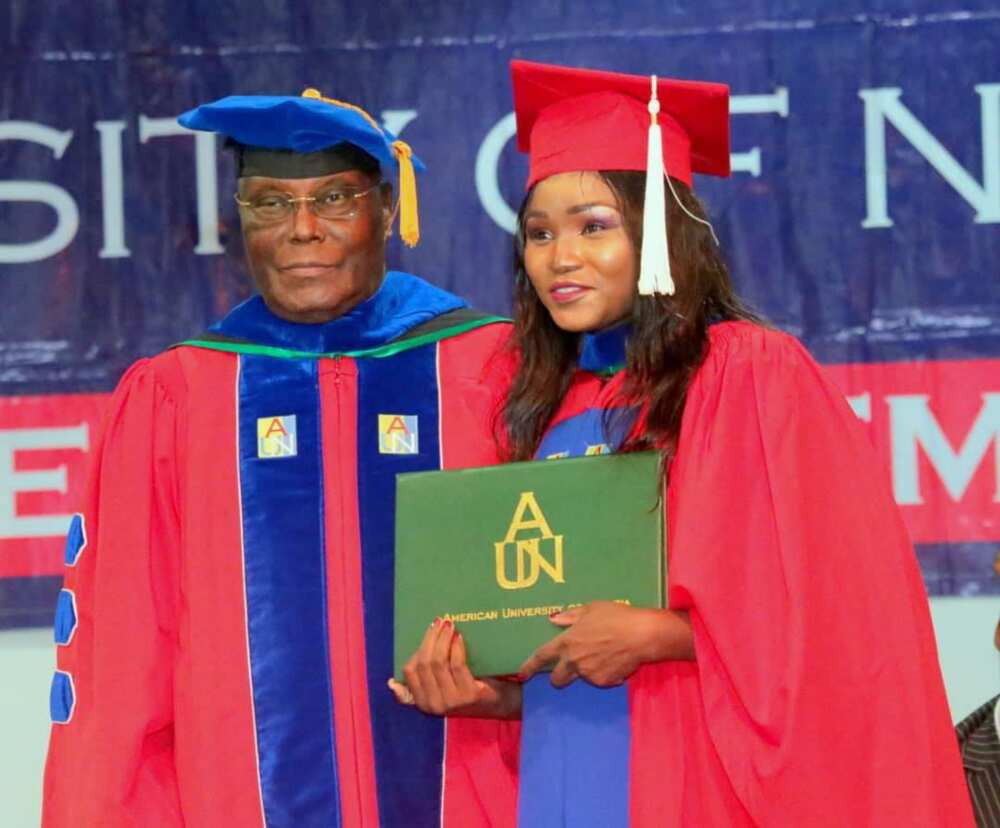 Accolades as former vice president, Atiku Abubakar, goes back to school