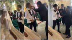 Video captures moment groomsman checked if husband's mouth was smelling before kissing his bride