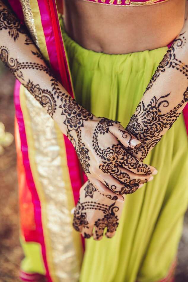Floral henna designs
