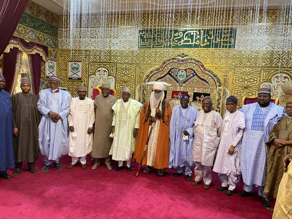 Breaking: Despite opposition, Ganduje leads Bola Tinubu to emir of Kano's palace