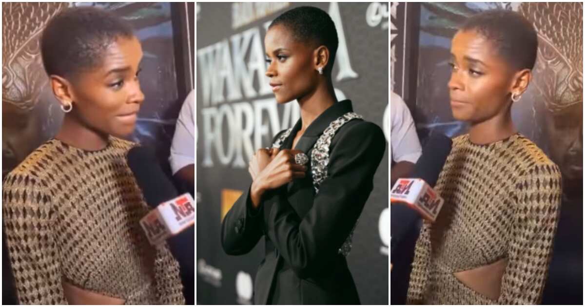 How Black Panther lead actress Letitia Wright reacted after Nigerian reporter asked for her name