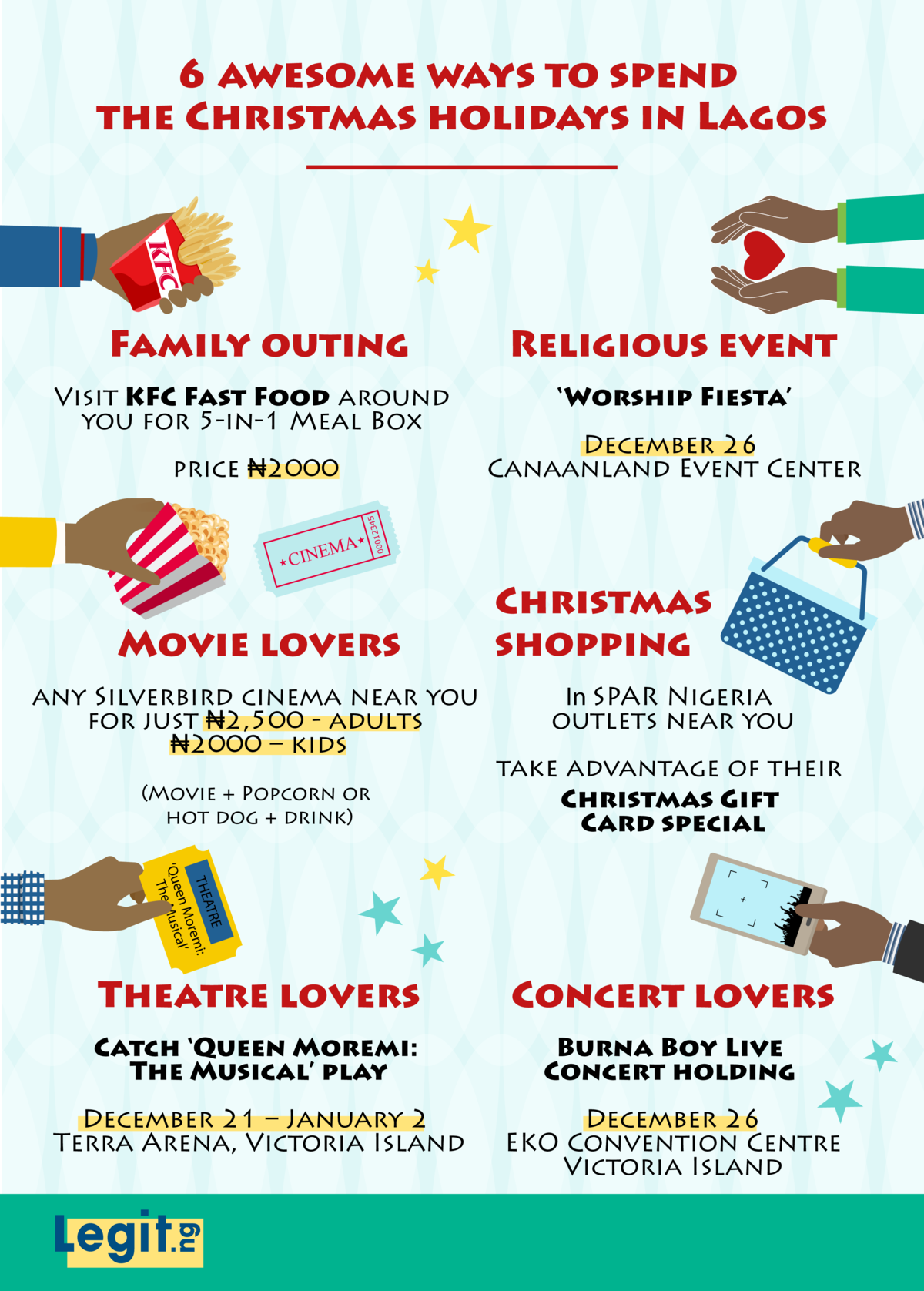 6 awesome ways to spend the Christmas holidays