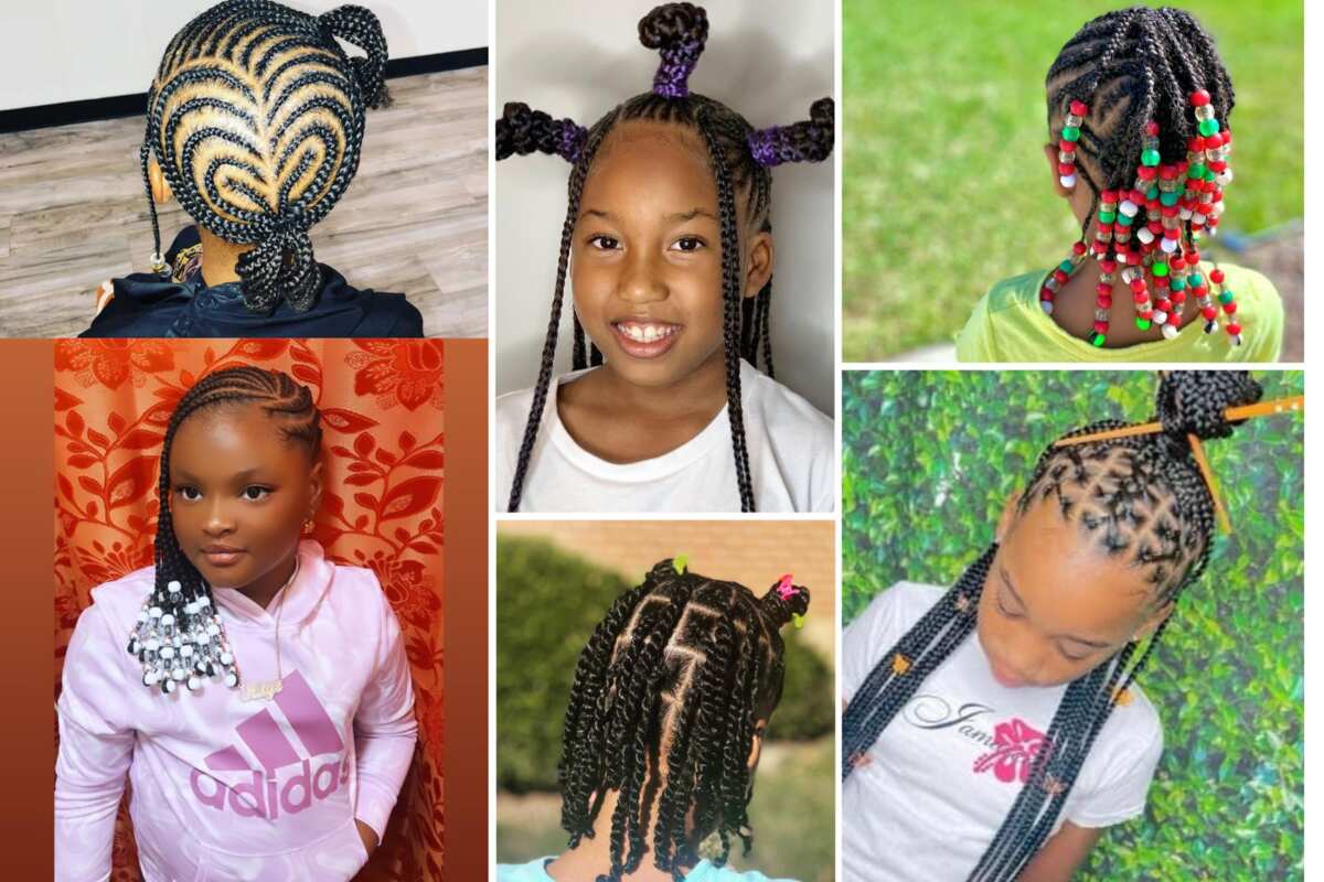 Braids for Kids- 70 Kids Braids with Beads Hairstyles