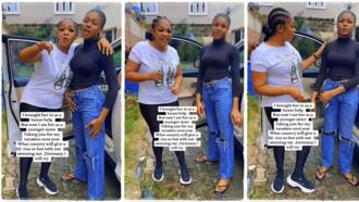 "I will fly her abroad": Lady pets maid like her younger sister, promises to take her to Germany
