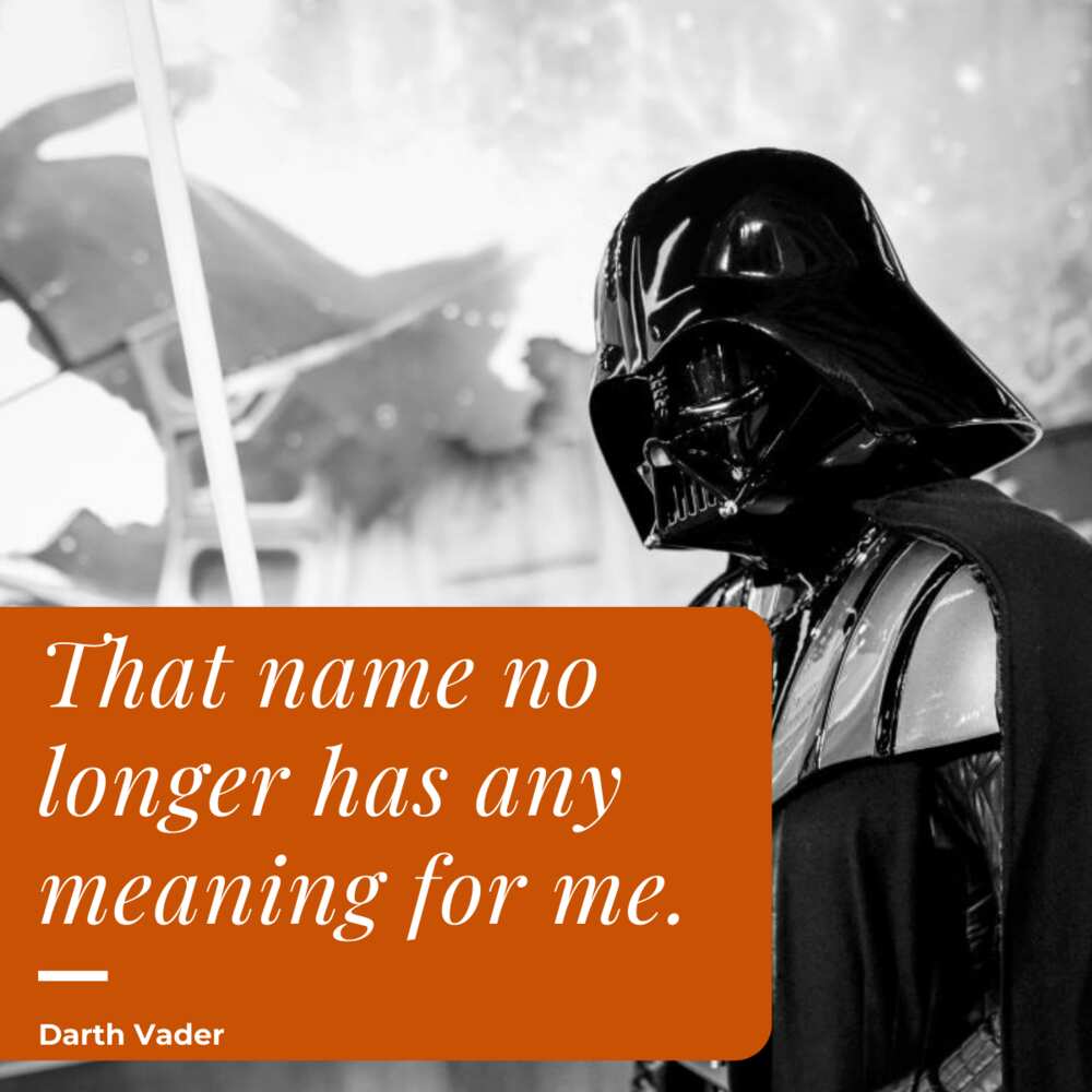 Famous Darth Vader quotes and sayings from the Star Wars franchise 